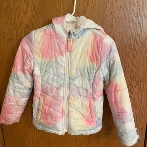 Kids Rainbow Puffer Jacket